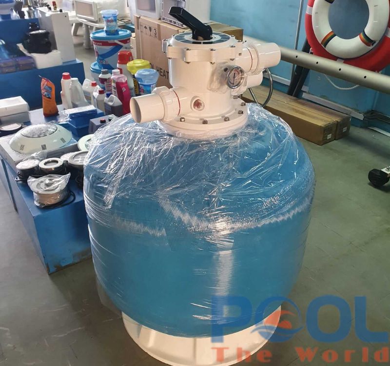 Lọc nước hồ bơi hiệu quả với bồn lọc cát chuyên dụng